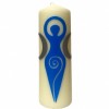 Light Blue Goddess - Large Pillar Candle