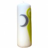 Neon Yellow Goddess - Large Pillar Candle