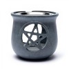 Loose Incense Burner - Grey Pentagram