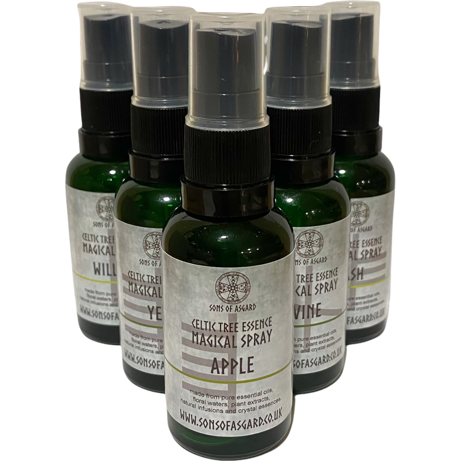 Celtic Tree Essence Magical Sprays