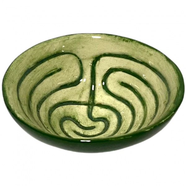 Labyrinth - Green - Anointing Bowl