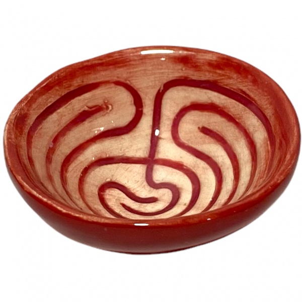 Labyrinth - Red - Anointing Bowl