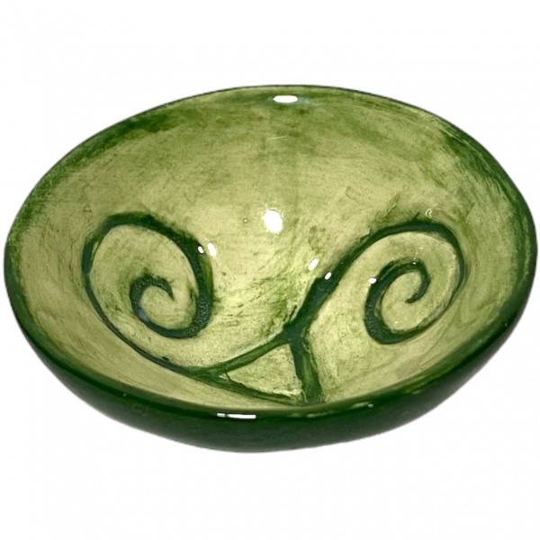 Triskele - Green - Anointing Bowl