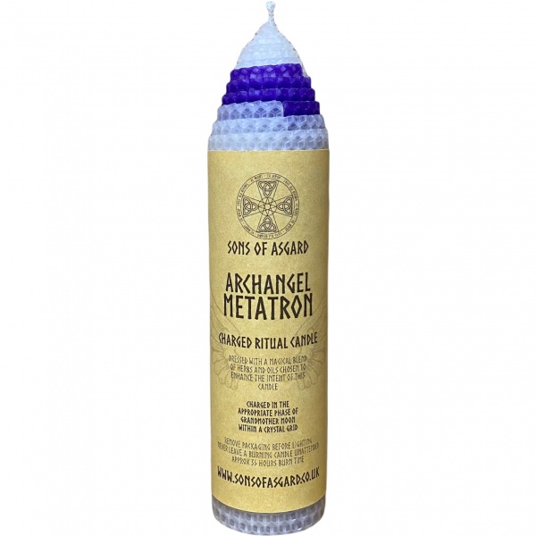 Archangel Metatron - Beeswax Ritual Candle