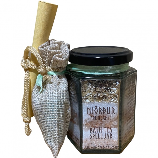 Njordur (Abundance) - Bath Tea Spell Jar
