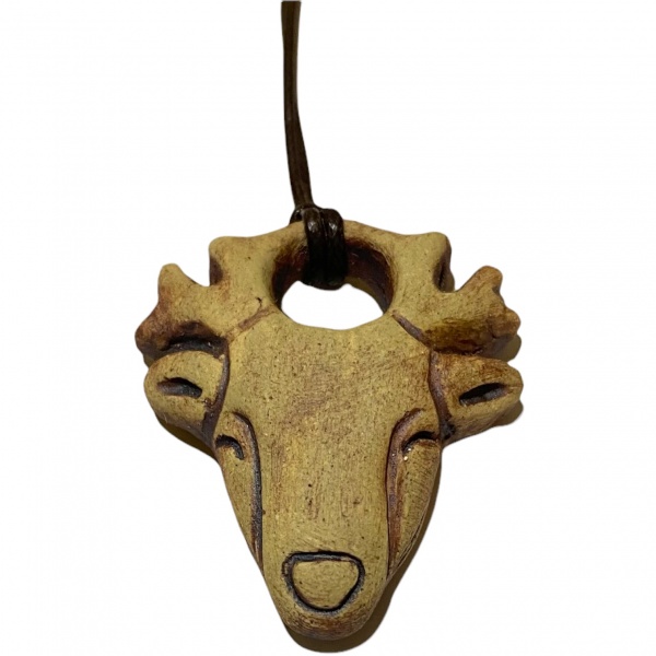 Stag - Ceramic Pendant