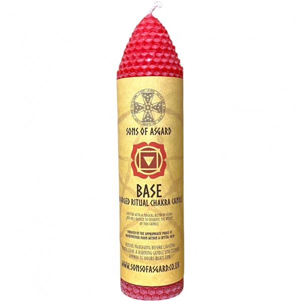 Base Chakra - Beeswax Ritual Candle