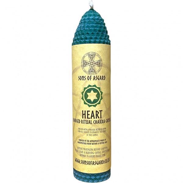 Heart Chakra - Beeswax Ritual Candle