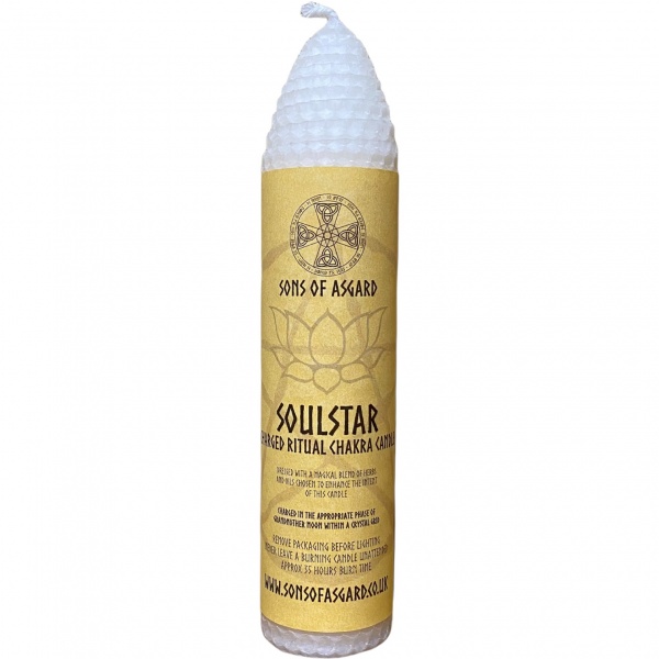 Soulstar Chakra - Beeswax Ritual Candle
