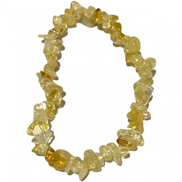 Citrine Heat Treated - Crystal Chip Bracelet