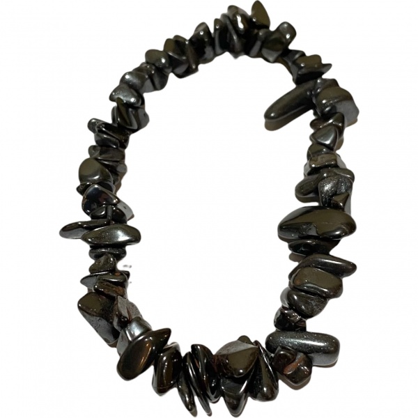 Hematite - Crystal Chip Bracelet