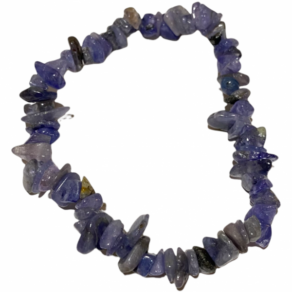 Iolite - Crystal Chip Bracelet