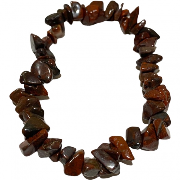 Jasper Brecciated - Crystal Chip Bracelet