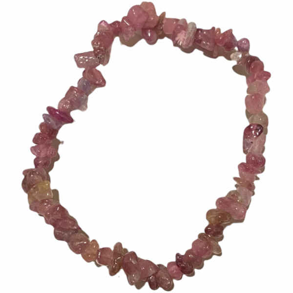 Tourmaline - Pink - Crystal Chip Bracelet