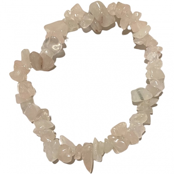 Quartz Rose - Crystal Chip Bracelet