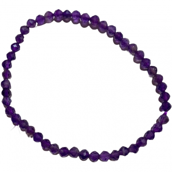 Amethyst - Crystal Faceted Bracelet