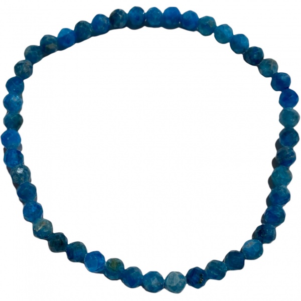 Apatite - Blue - Crystal Faceted Bracelet