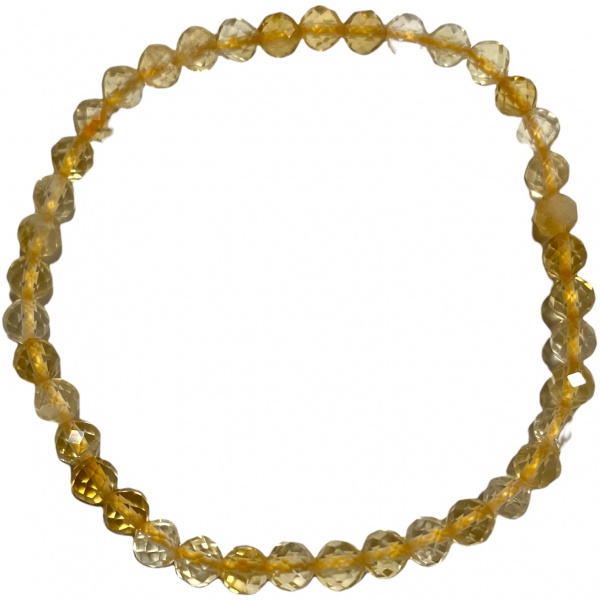 Citrine - Crystal Faceted Bracelet