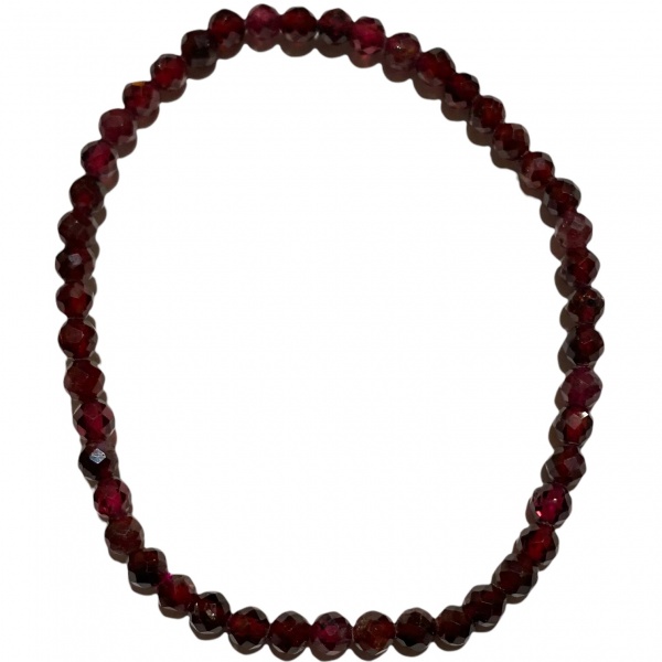 Garnet - Crystal Faceted Bracelet