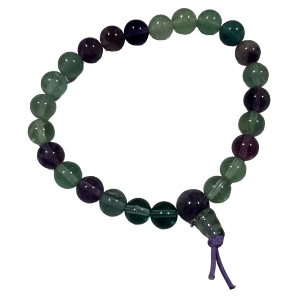 Fluorite - Rainbow - Crystal Powerbead Bracelet