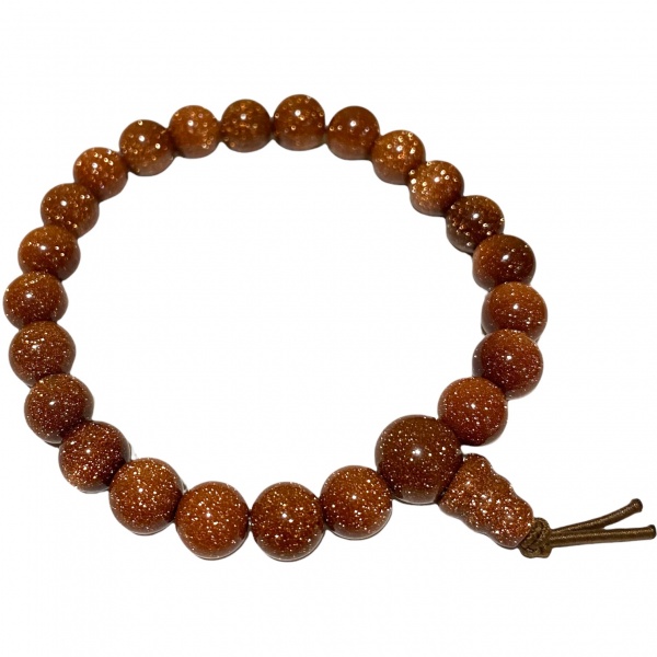 Goldstone - Crystal Powerbead Bracelet