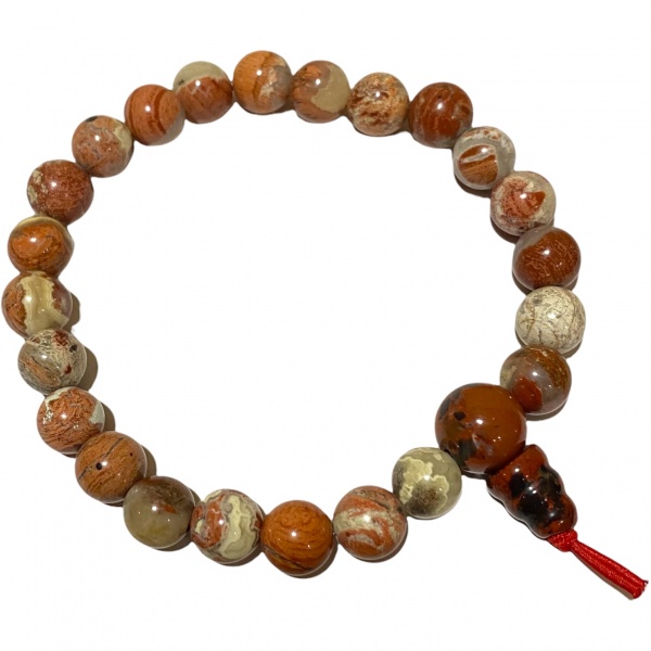 Jasper - Poppy - Crystal Powerbead Bracelet