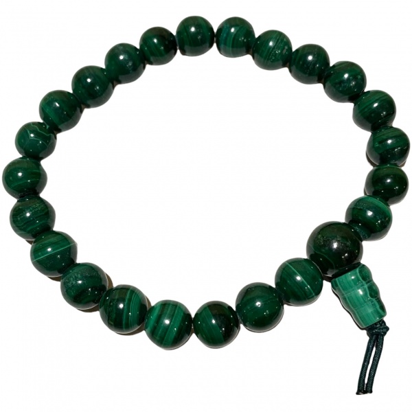 Malachite - Crystal Powerbead Bracelet