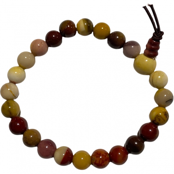 Mookaite - Crystal Powerbead Bracelet