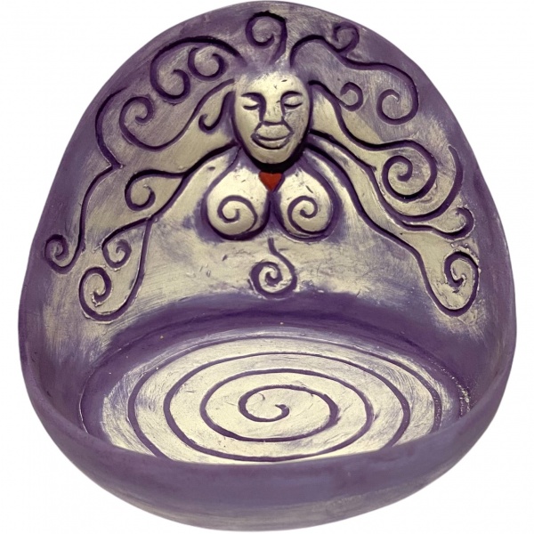 Purple  Goddess - T-Light Holder