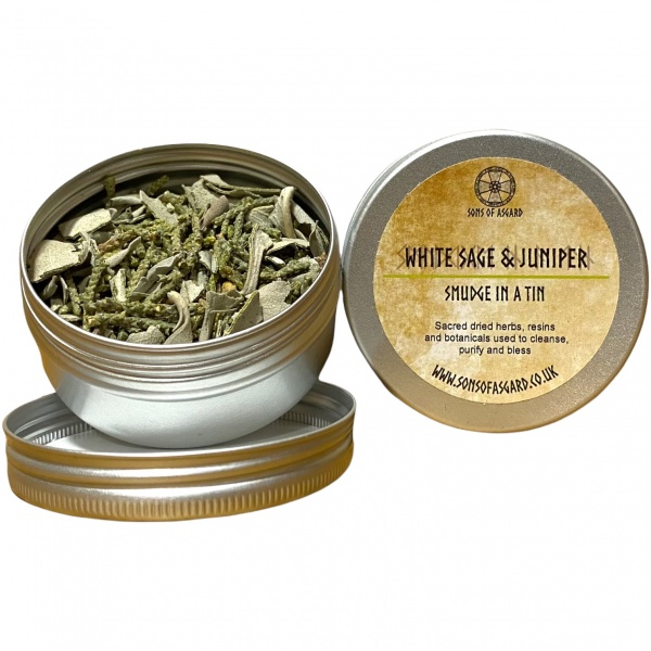 White Sage & Juniper - Smudge in a Tin