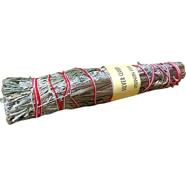 Silver Cloud Smudging Stick - 7''
