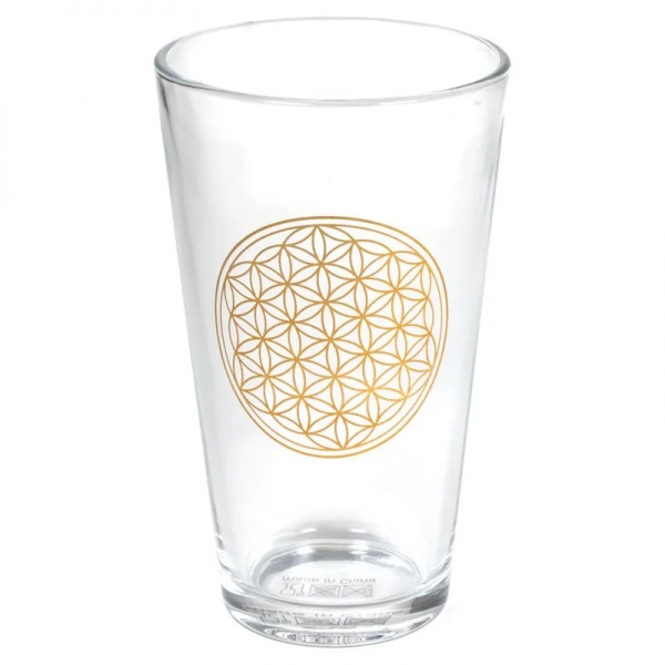 Flower of Life - Drinking Glass