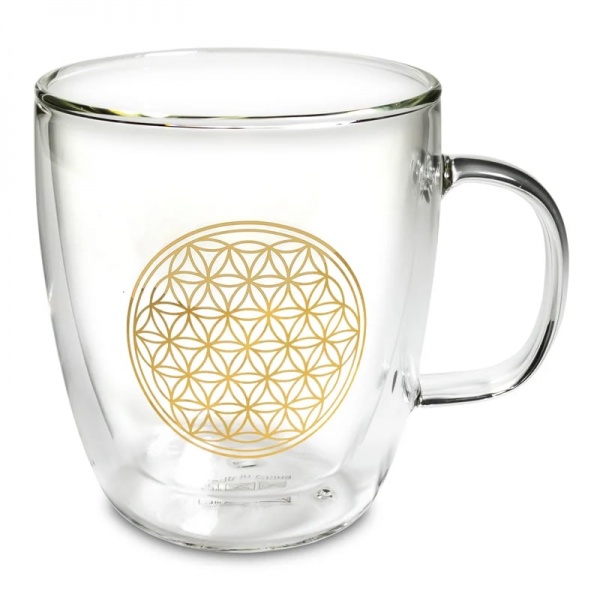 Flower of Life - Glass Mug