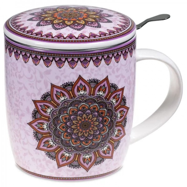 Purple Mandala - Infuser Mug