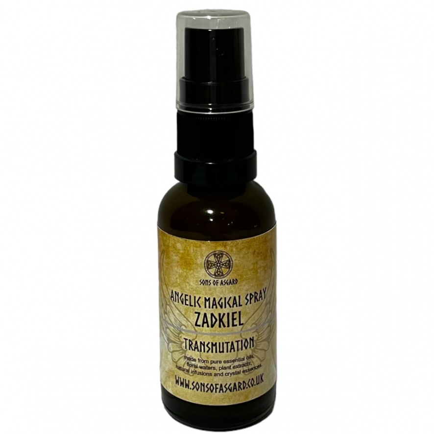 Ingrid Auer Essenza Aura D'Angelo Arcangelo Zadkiel 100 Ml – Spray Protettivo Per L'anima, Aiuto In Caso Di Lutto E Cambiamenti