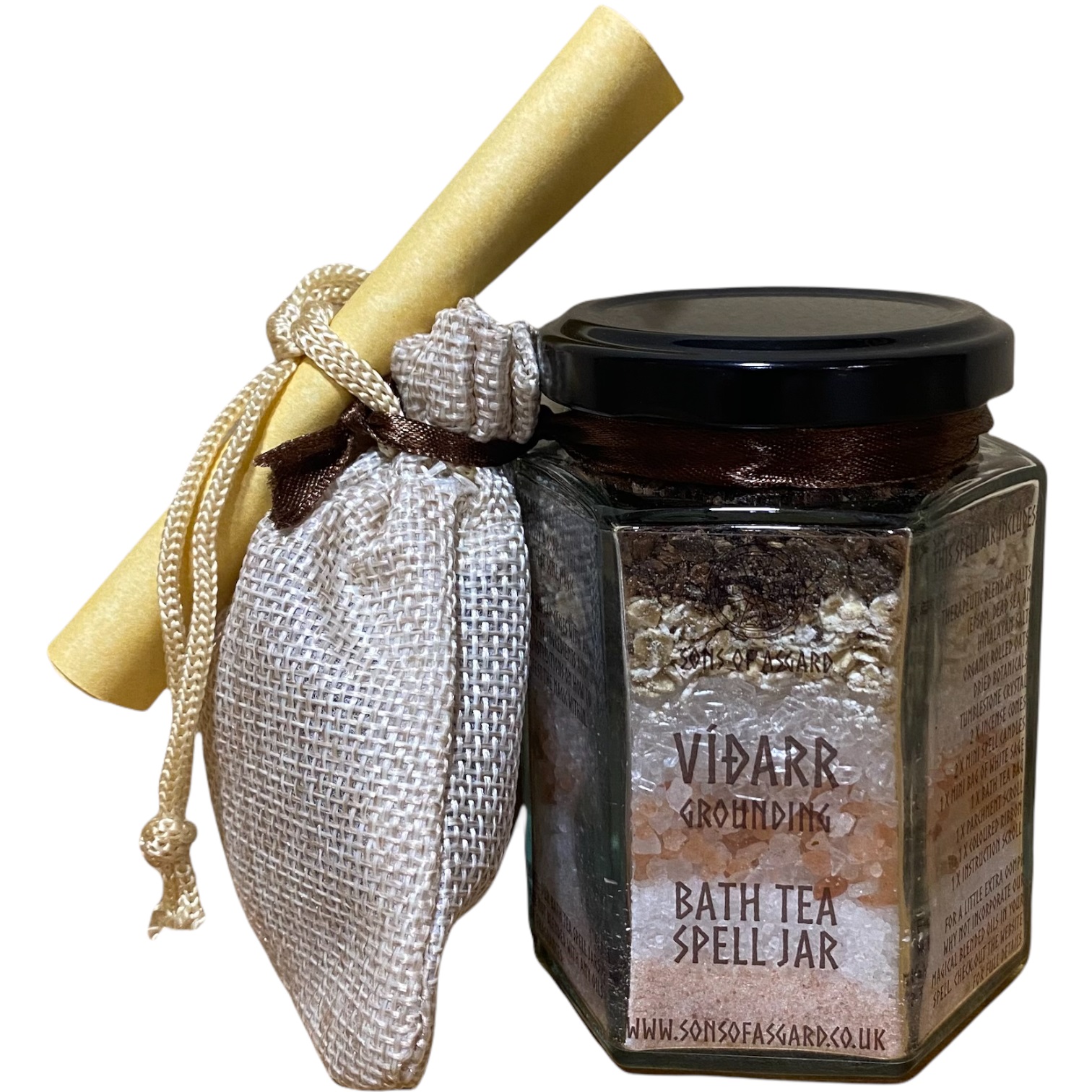 Vidarr (Grounding) - Bath Tea Spell Jar