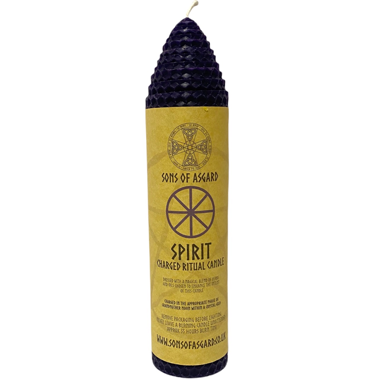 Elemental - Spirit - Beeswax Ritual Candle - Sons of Asgard