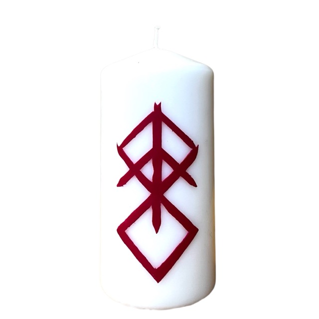 Attraction - Bind Rune Pillar Candle - Sons of Asgard