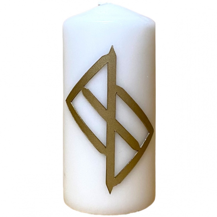 Business Success - Bind Rune Pillar Candle - Sons of Asgard